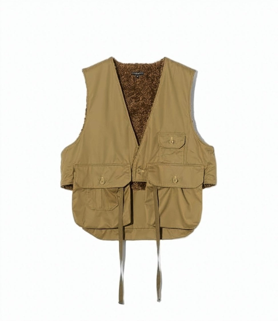 Engineered Garments V-Neck Utility Vest With Flap Pockets