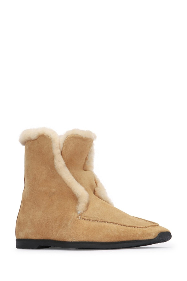 Totême Shearling-Edge Winter Boots