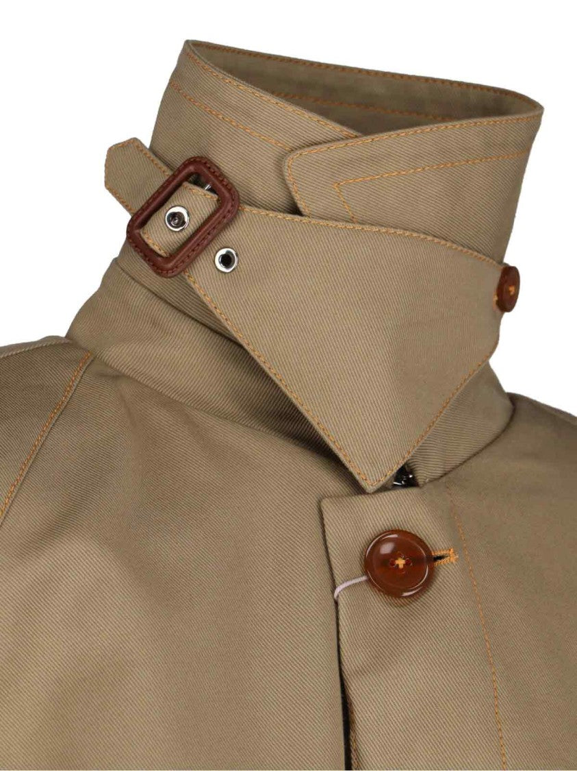 Vivienne Westwood Cut Off Graziano Trench' Cropped Jacket – Brown