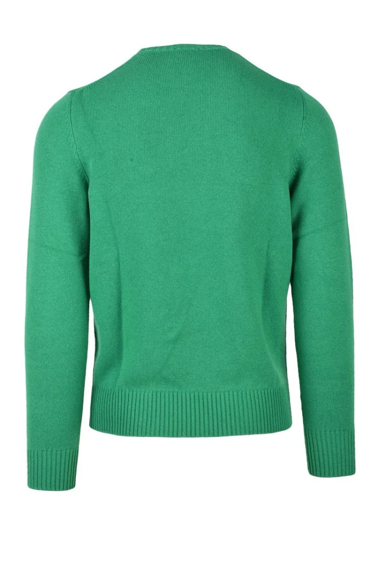 Drumohr Crew Neck Cashmere Sweater - Green