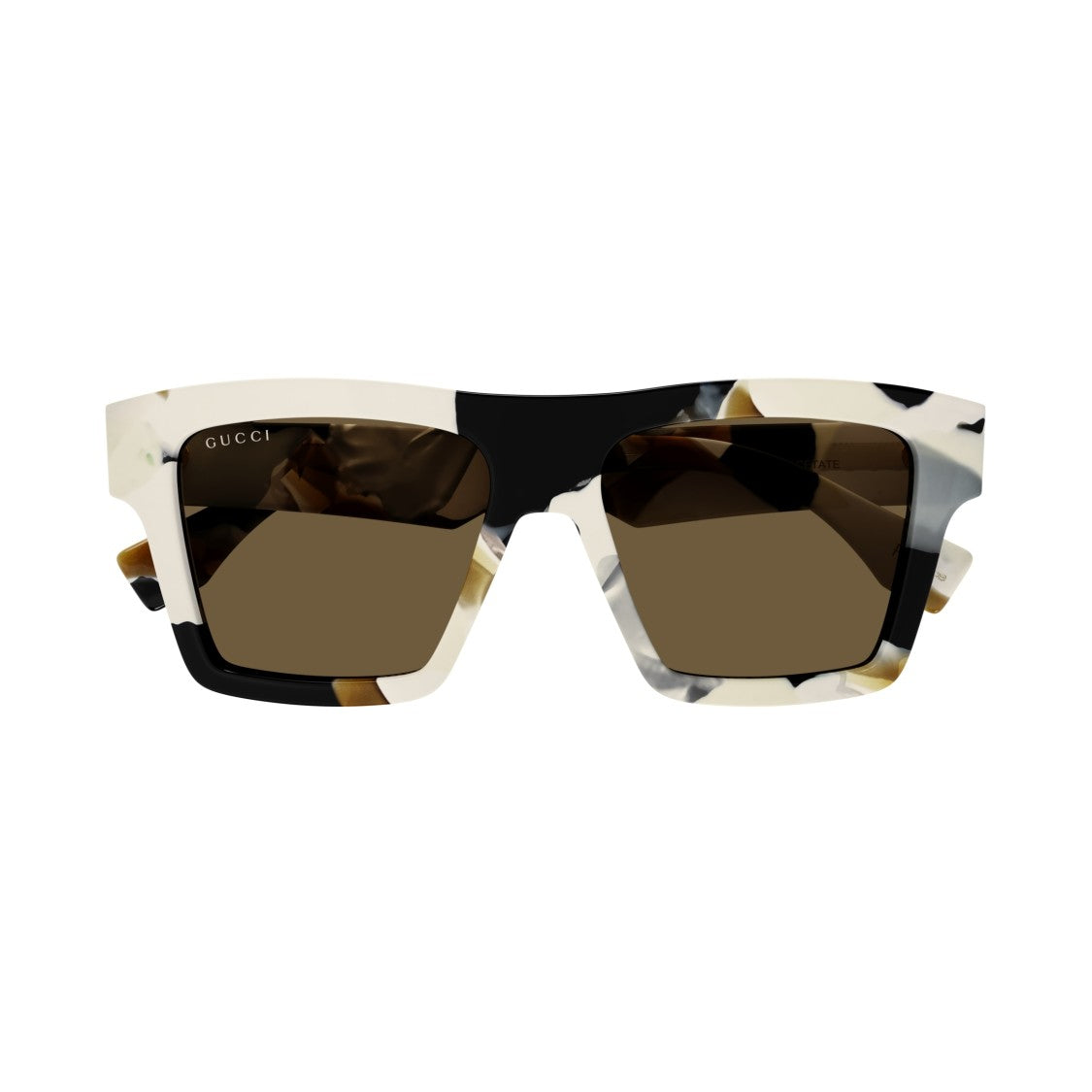 Gucci Gg1623s Oversized Square Tortoiseshell Sunglasses
