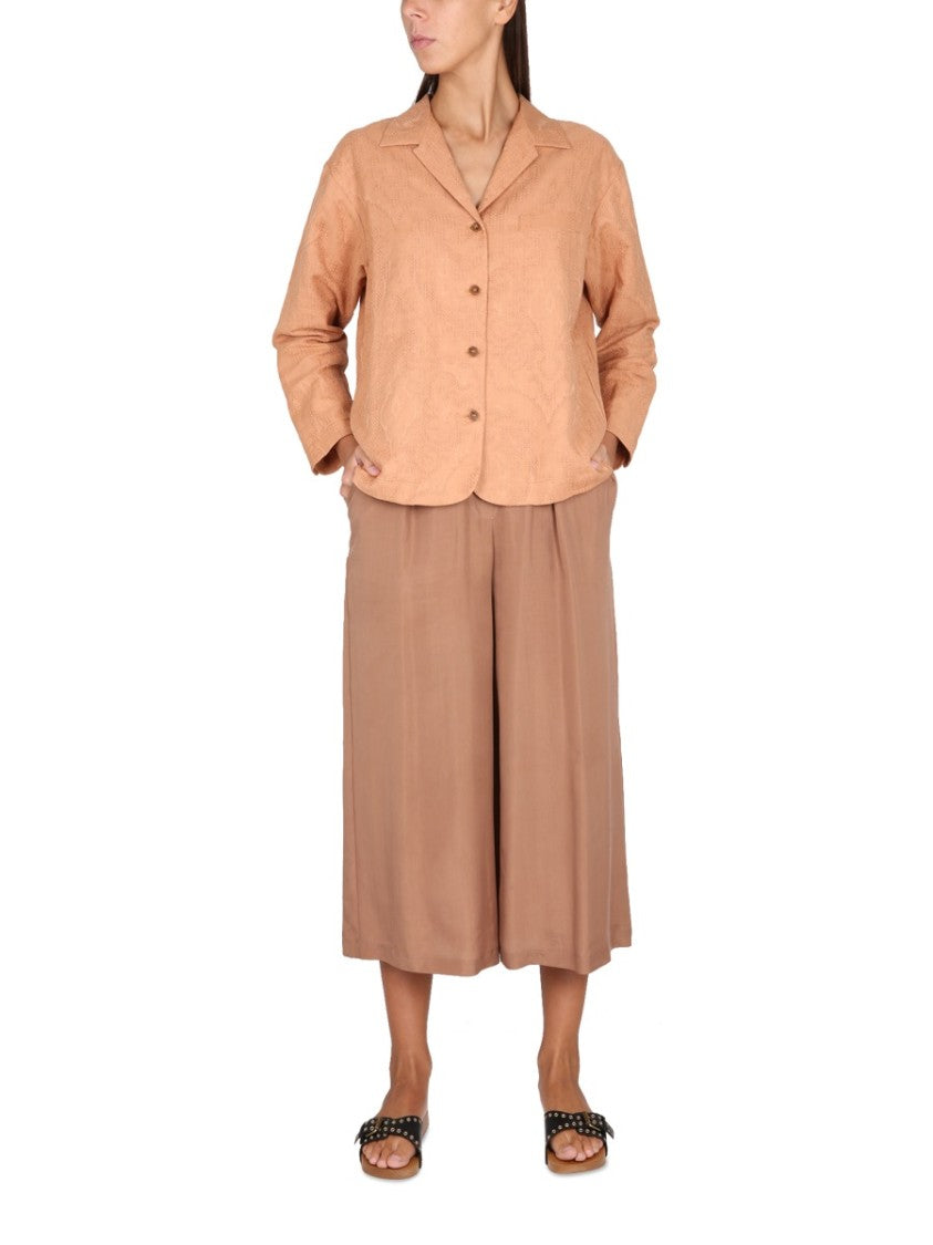 Alysi Ajoure' Jacket With Notched Lapels And Button Closure