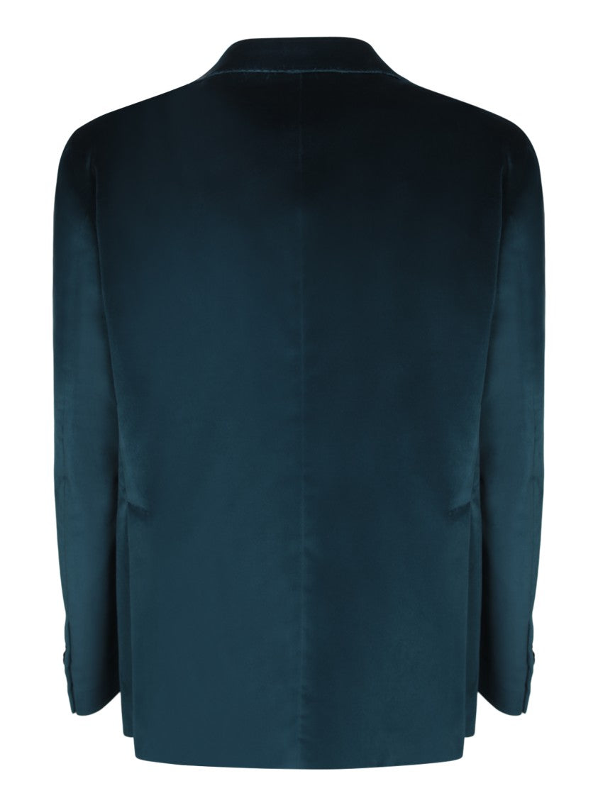 Tagliatore Blue Tailored Blazer