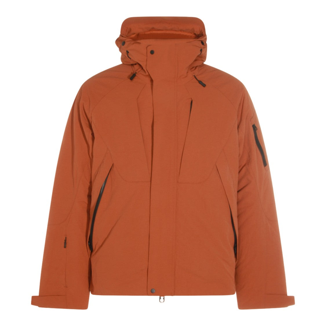 Jg1 Burnt Orange Jacket With Adjustable Hood