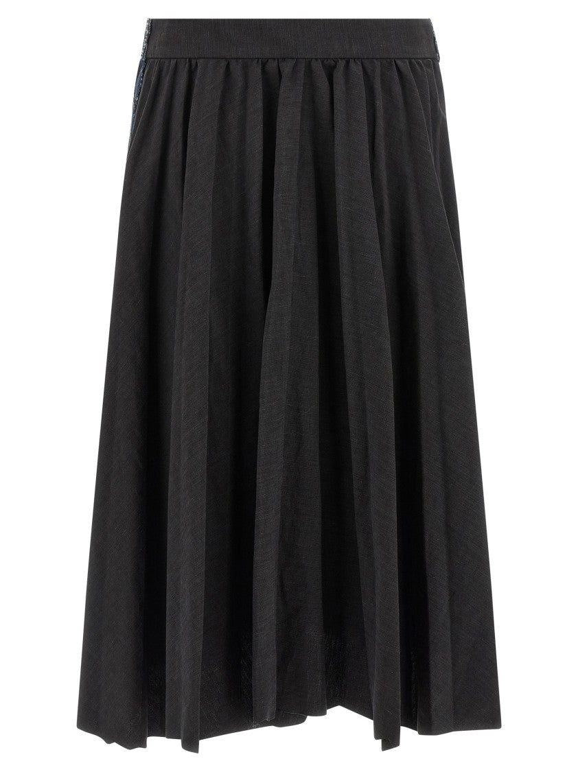 Balenciaga 'Hybrid Pleated' Skirt