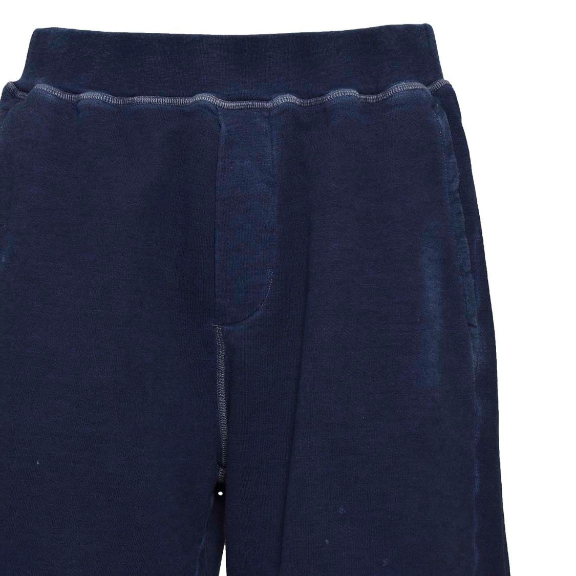 Dsquared2 Navy Blue Cotton Relax Fit Bermuda Shorts