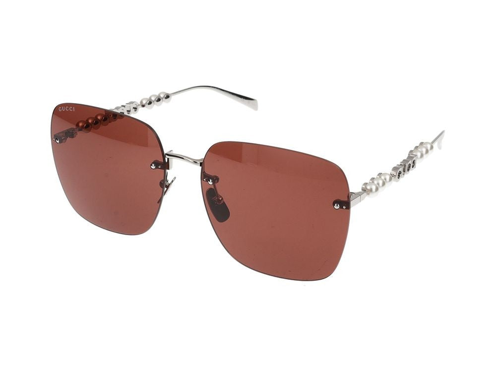 Gucci Sunglasses Gucci Gg1923sa 002 Silver Silver Brown 63/17/145