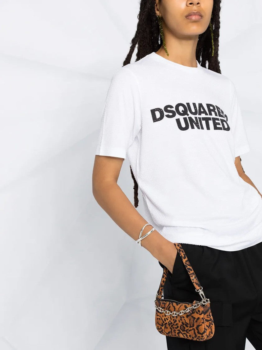 Dsquared2 Logo Print Cotton T-Shirt