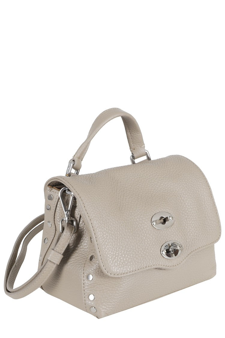 Zanellato Crete Postina Daily Baby Miniature Swivel Leather Shoulder Bag
