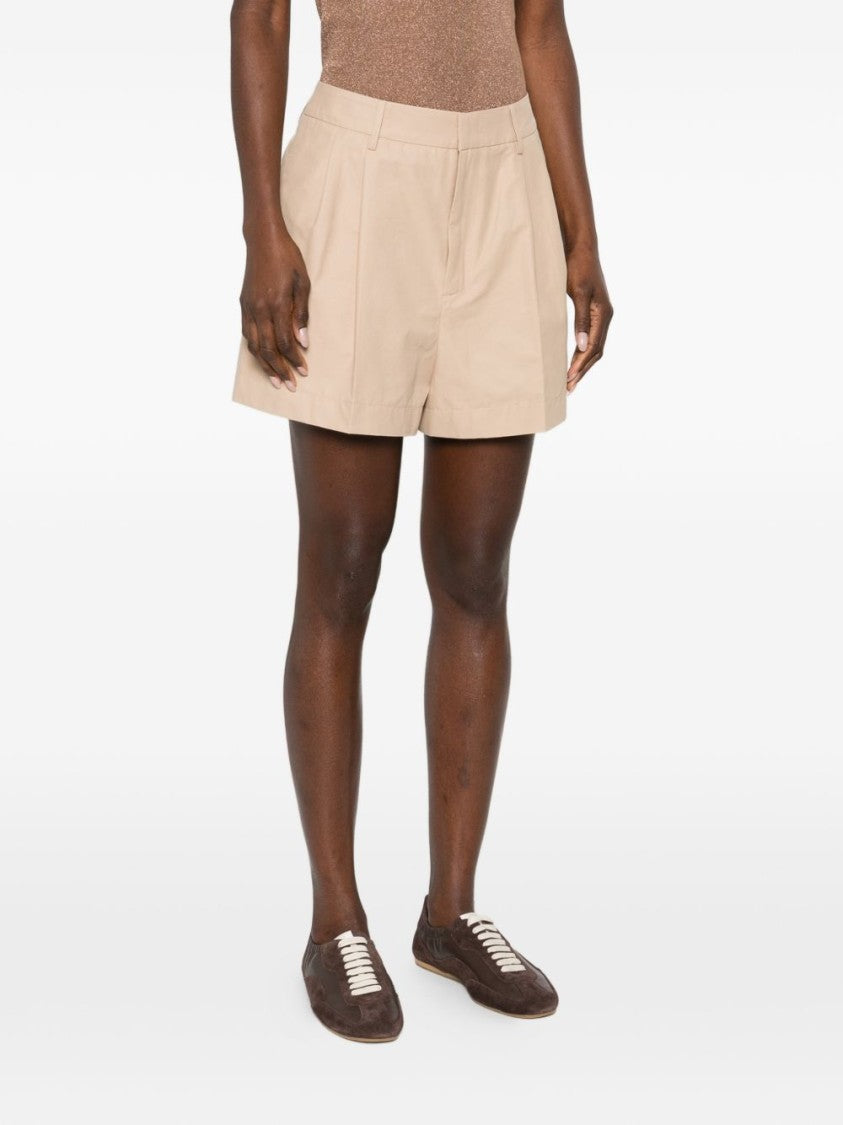 Fabiana Filippi Black High-Waisted Tailored Shorts