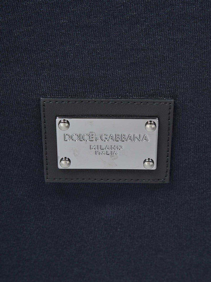 Dolce & Gabbana Blue Cotton T-Shirt