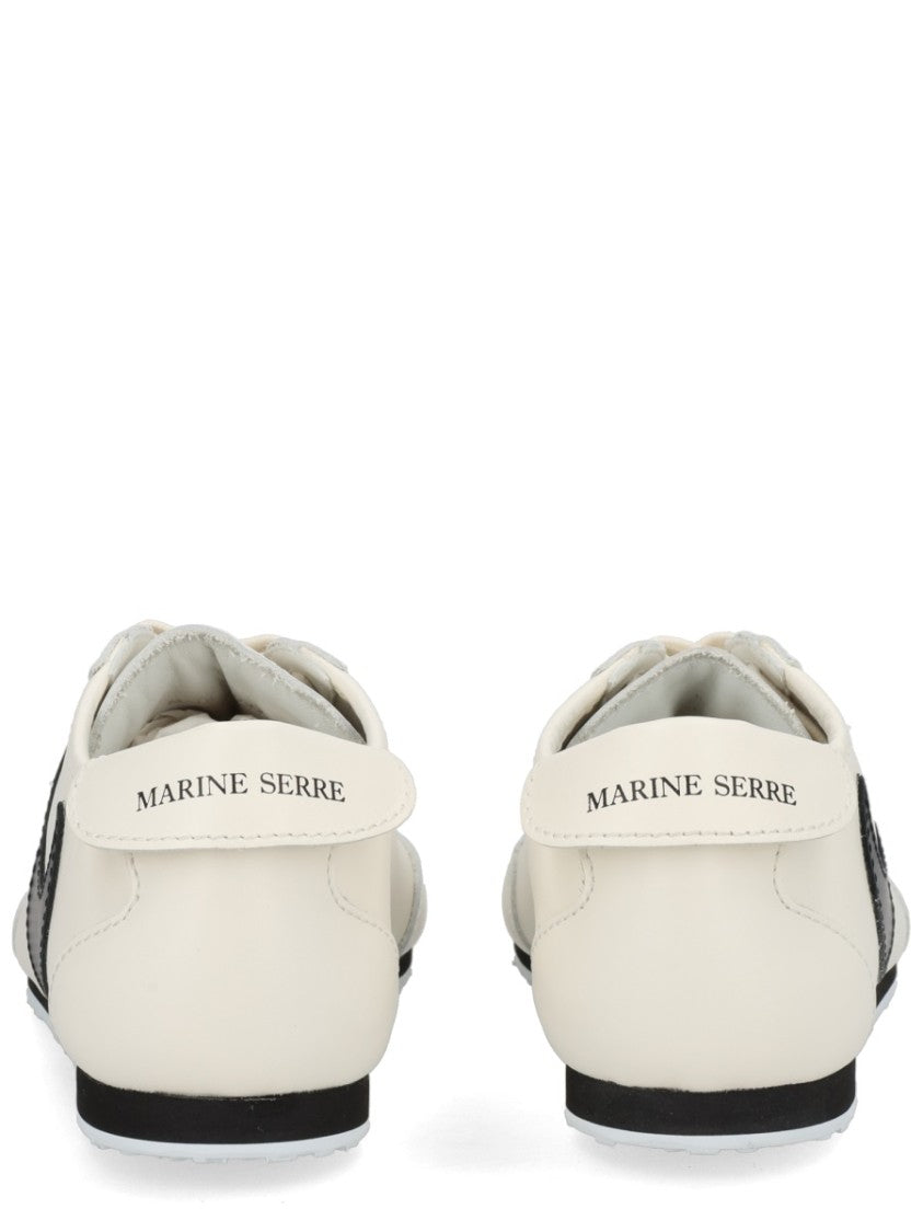 Marine Serre Astra Minimalist Crescent Accent Sneakers