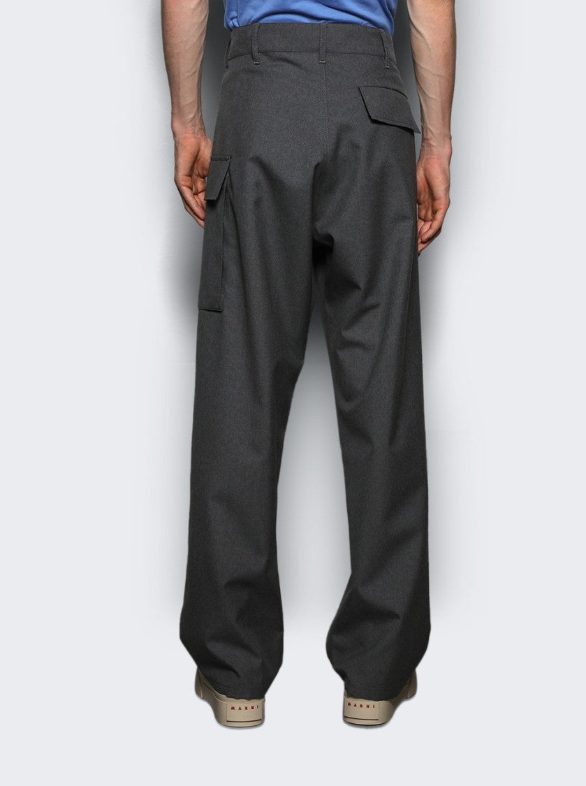 Marni Cargo Pocket Trousers Grey