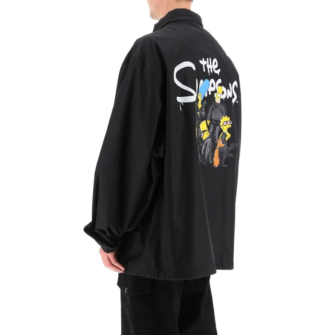 Balenciaga The Simpson Oversize Windbreaker Jacket