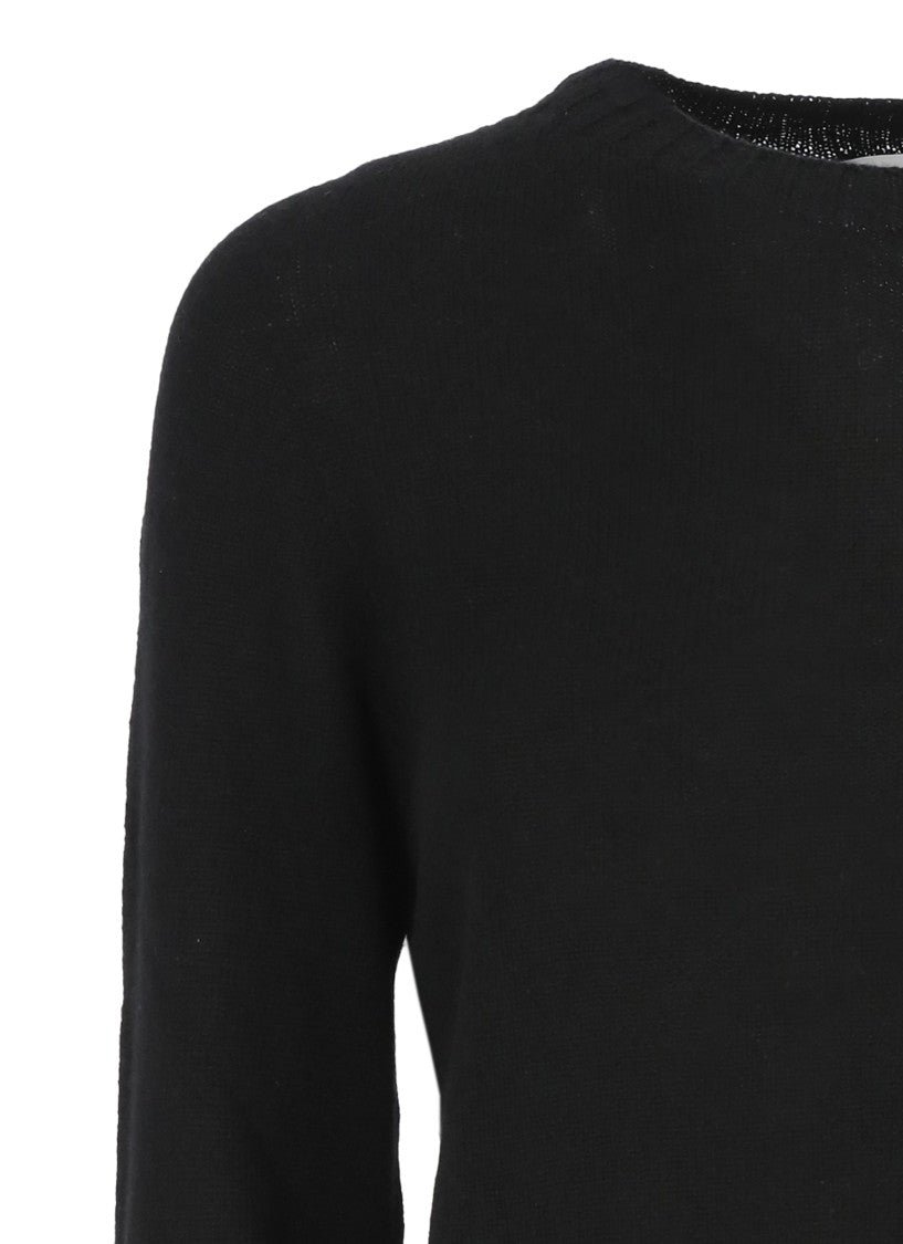 Oliver Lattughi Brown Cashmere Crew Neck Sweater