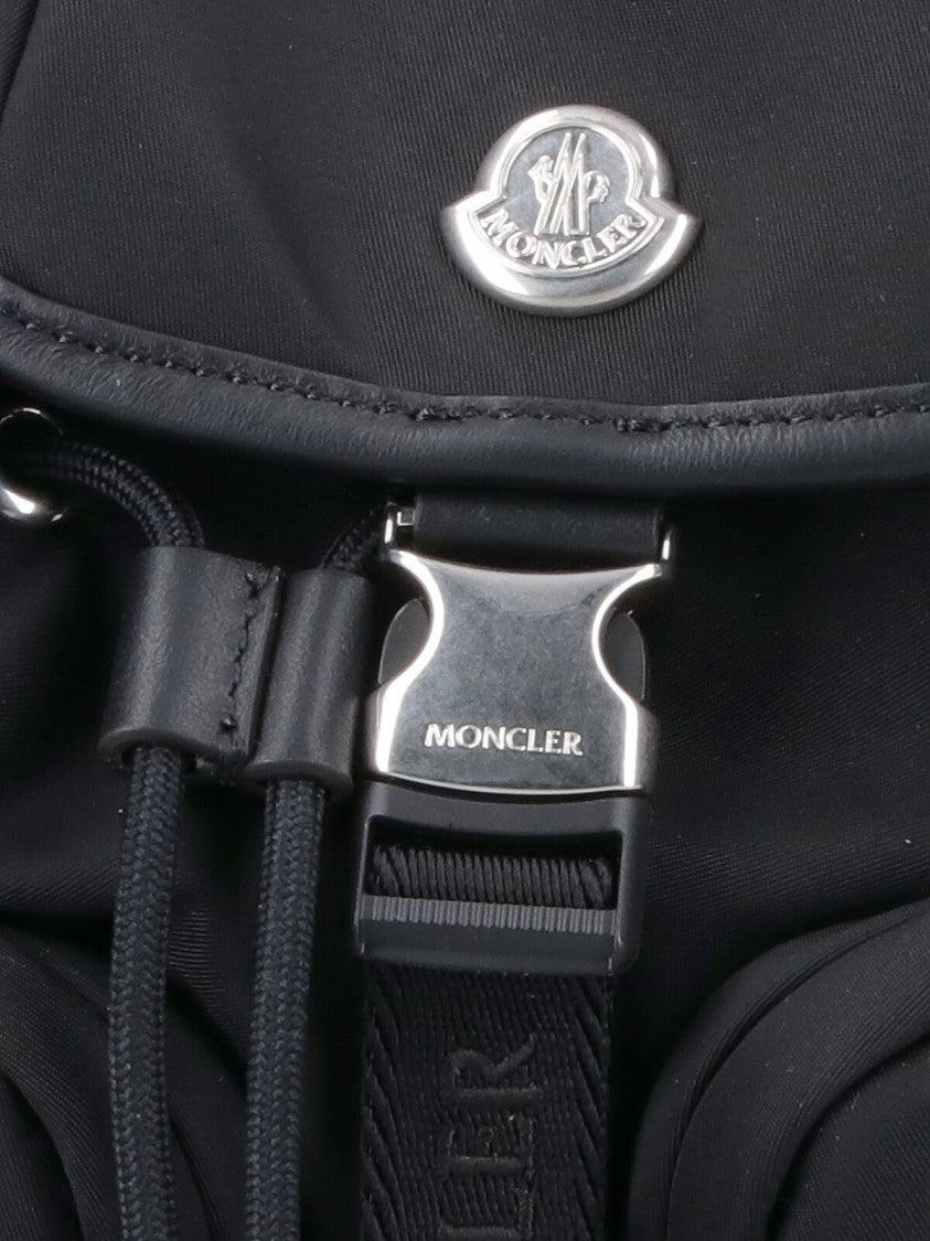 Moncler Black Trick Mini Water-Repellent Backpack
