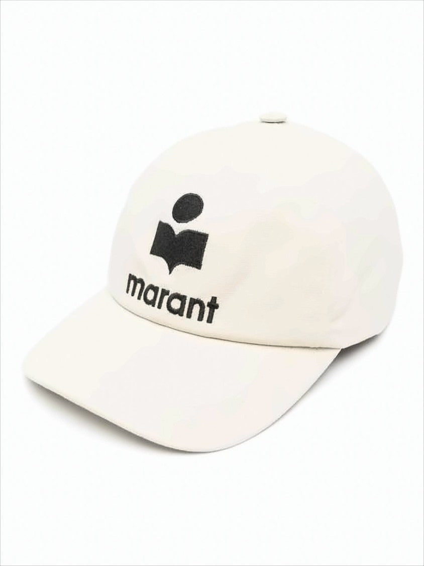 Isabel Marant Classic Six-Panel Baseball Cap With Bold Logo Detail
