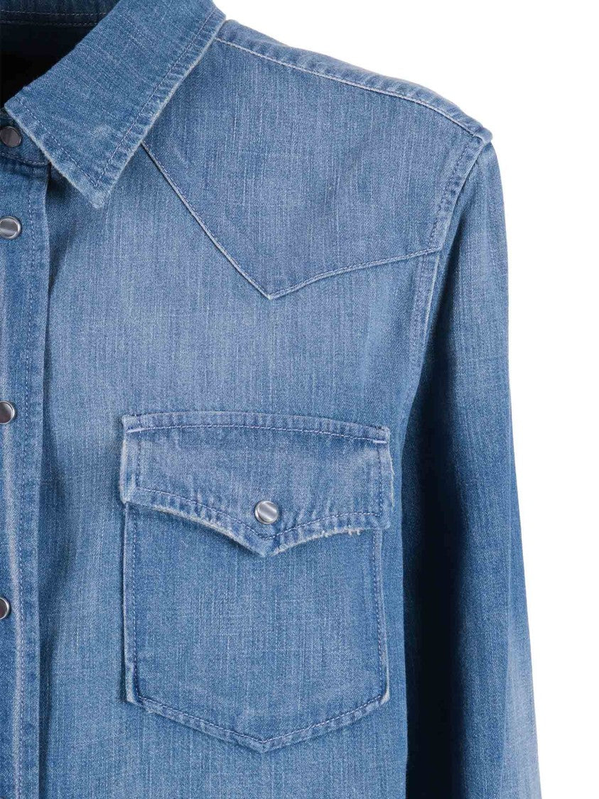Dondup Classic Denim Flap Shirt