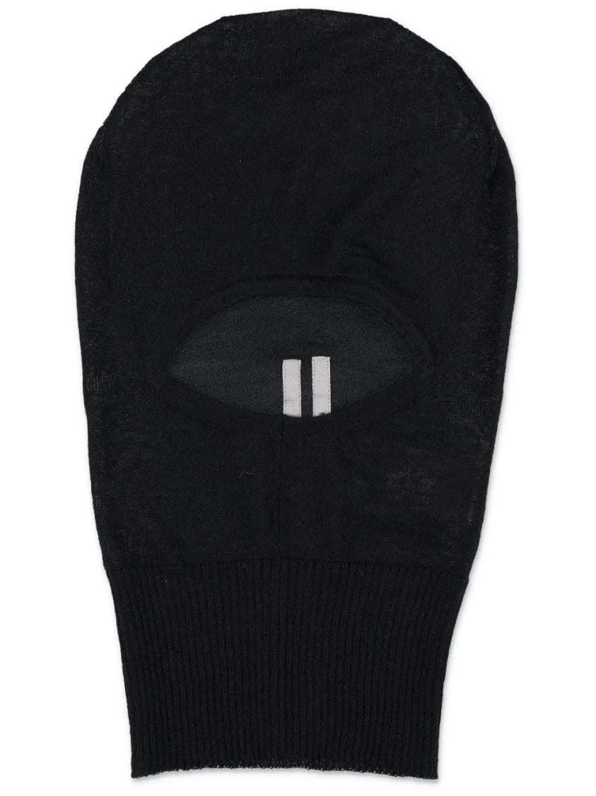 Rick Owens Edgy Black Wool Hat