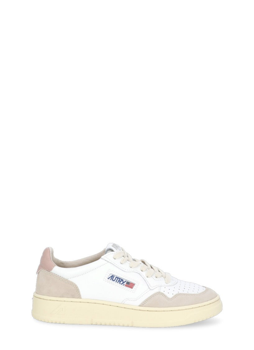 Autry White Leather Sneakers