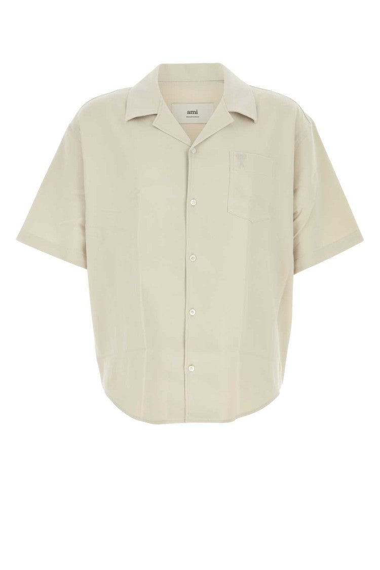 Ami Chalk Cotton Shirt