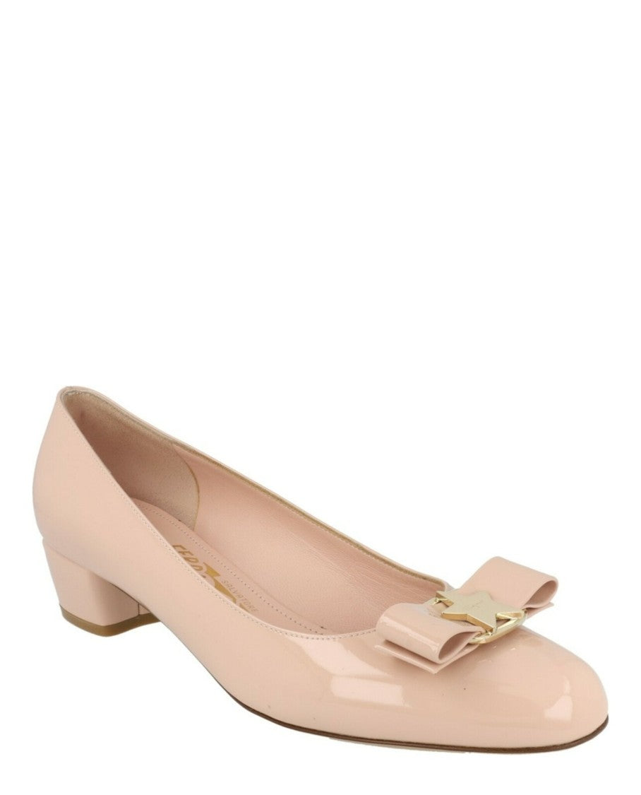Ferragamo Vara Patent Leather Pumps