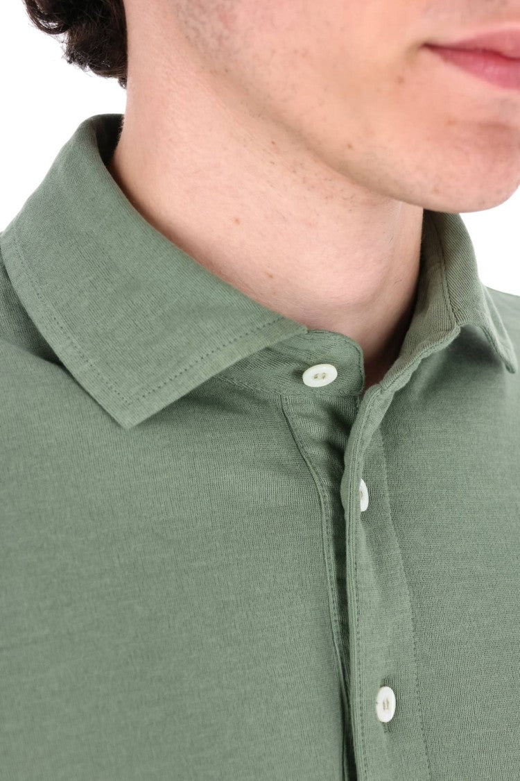 Drumohr Ice Cotton Polo Shirt