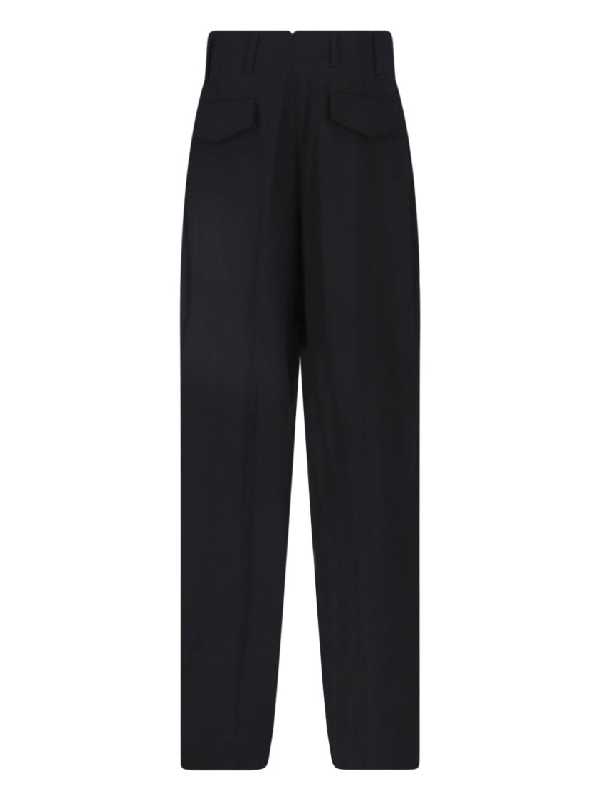 Ami Paris Straight-Leg Tailored Trousers In Virgin Wool By Ami Paris