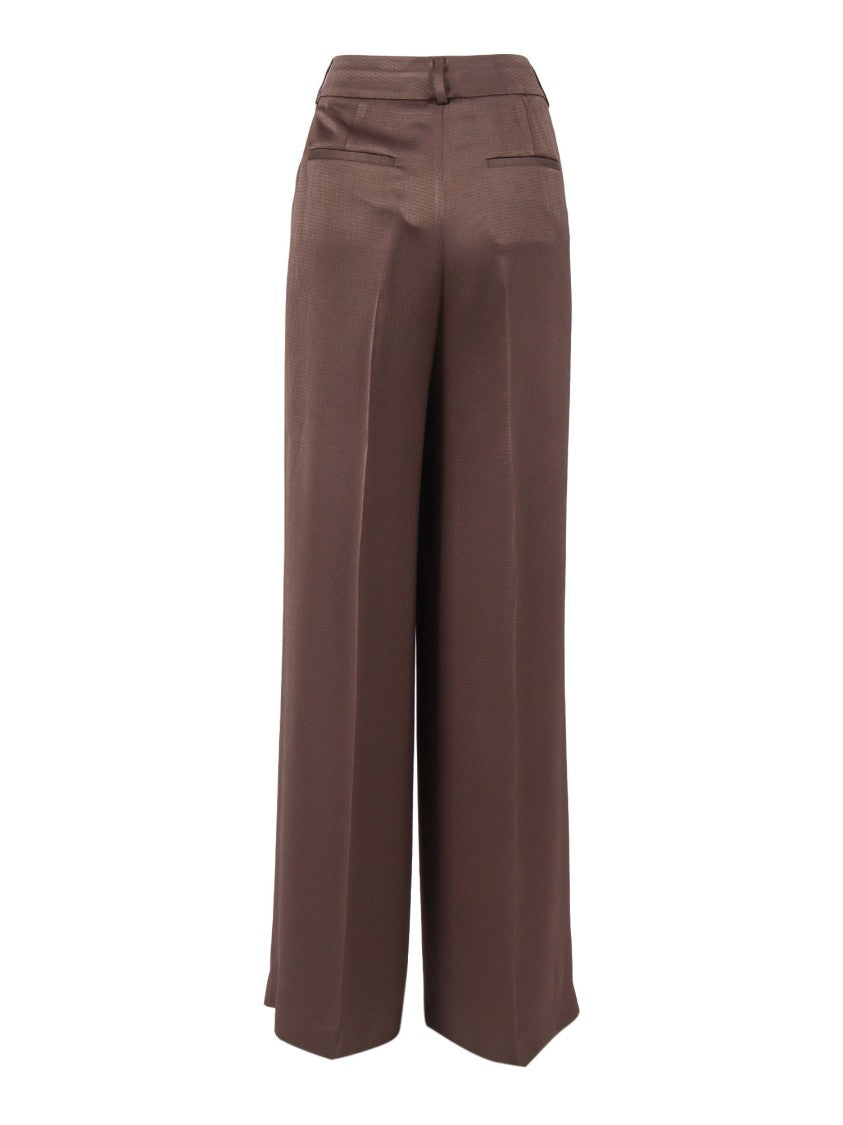 Peserico Woman Trousers Textured Straight-Leg Pants