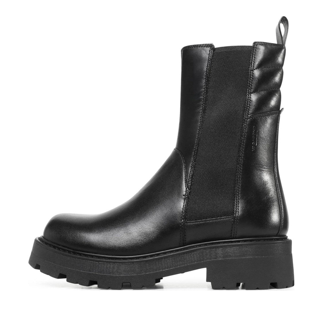 Vagabond Cosmo 2.0 Black Elastic Side Panel Leather Boots