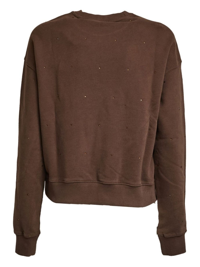 Mc2 Saint Barth Classic Brown Crew Neck Sweater