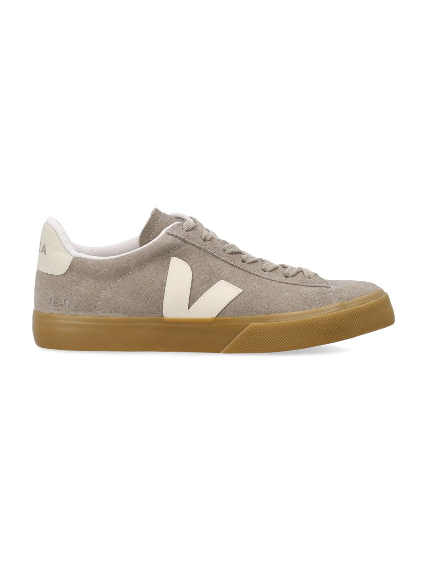 Veja Campo Suede Taupe Pierre Natural Sneakers