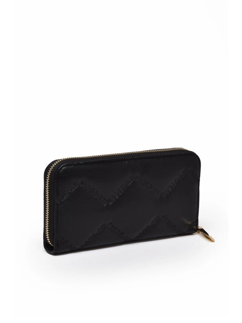 Ermanno Firenze Black Sofia Polyurethane Wallet