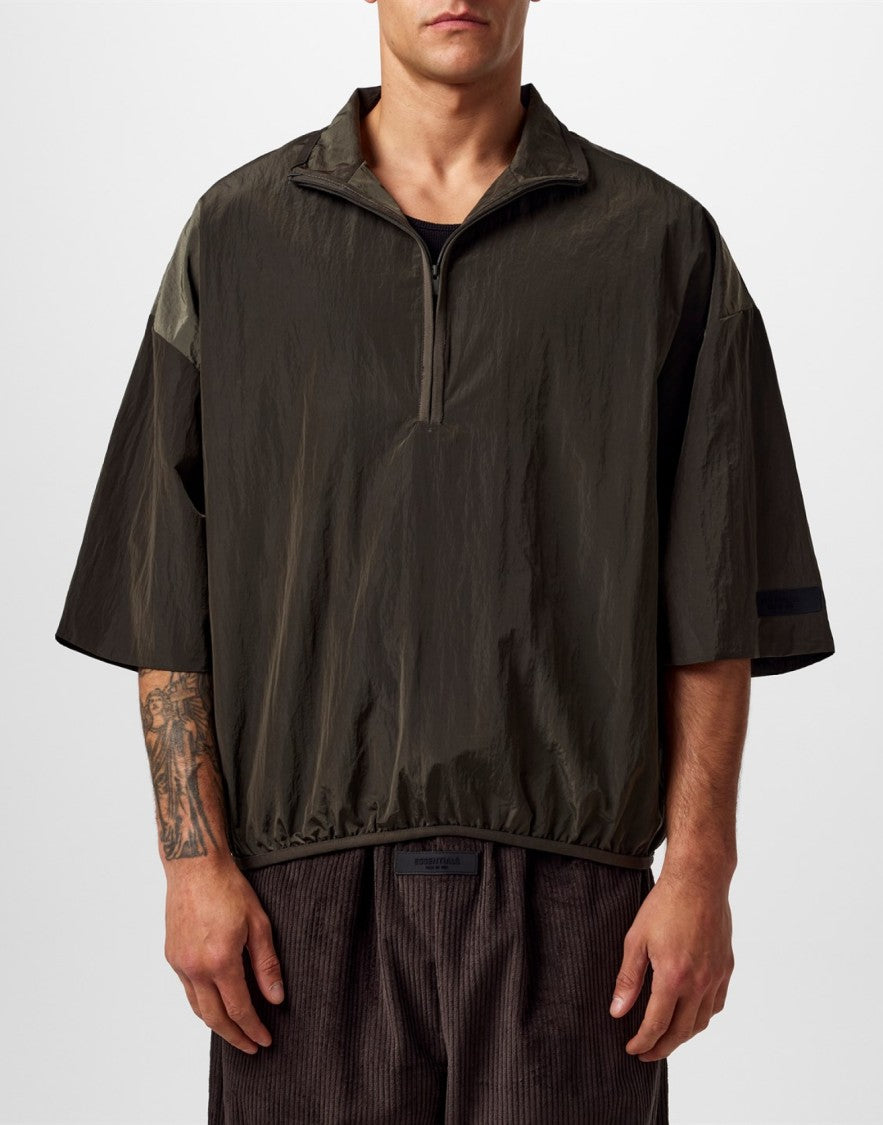 Fear Of God Essentials Half Zip Mockneck Shirt