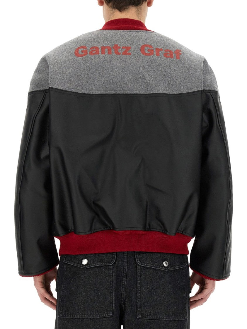 Aïe Casual Jacket With Contrasting Wool Upper