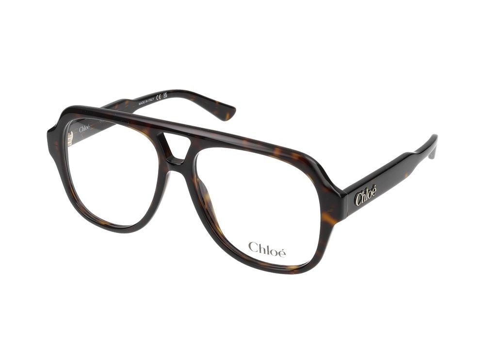 Chloé Eyeglasses Ch0339o 002 Havana Havana Transpa 56/15/140