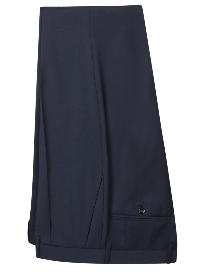 Lardini Tailored Blue Wool Suit