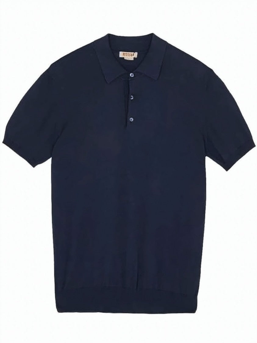 Baracuta Short-Sleeve Polo Shirt With Classic Collar