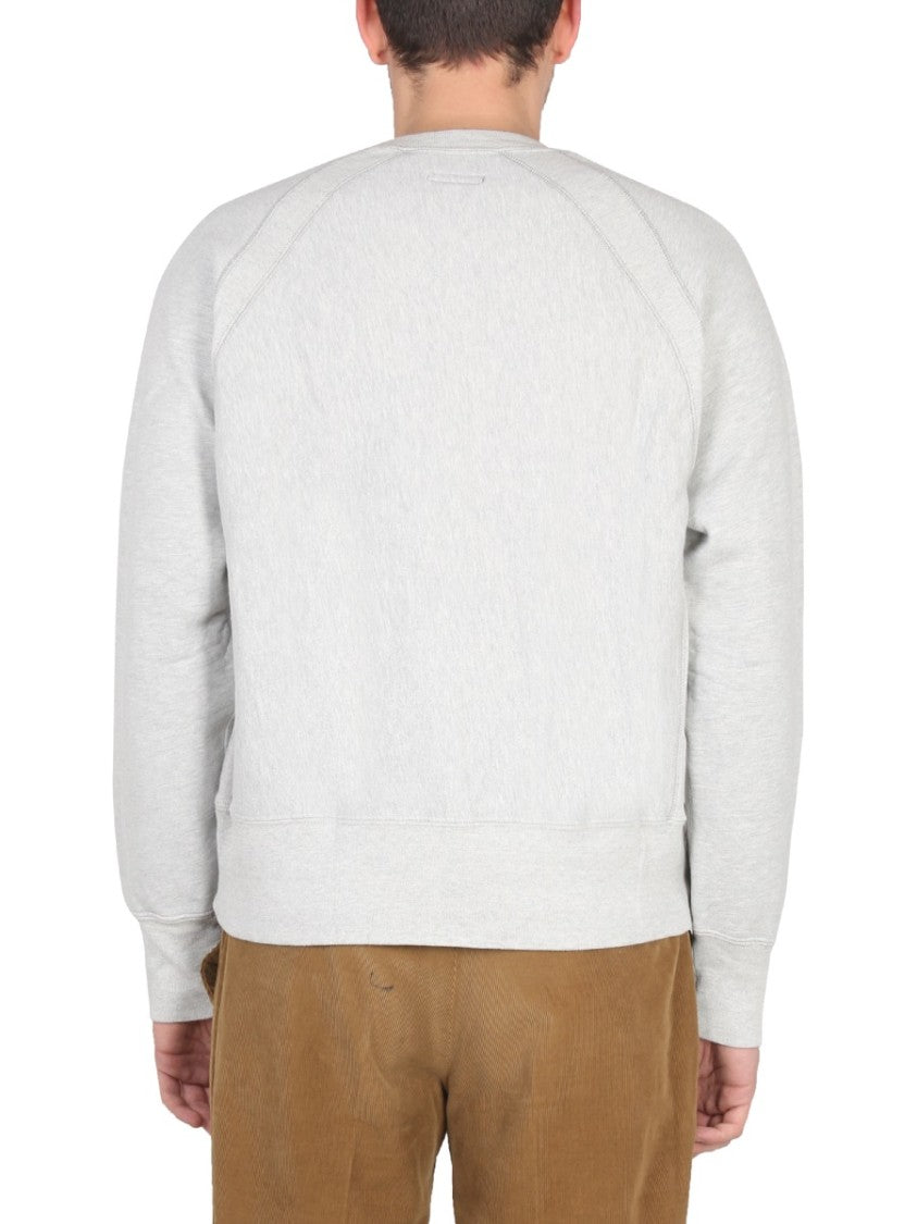 Engineered Garments Relaxed Fit Crewneck Sweatshirt With Logo