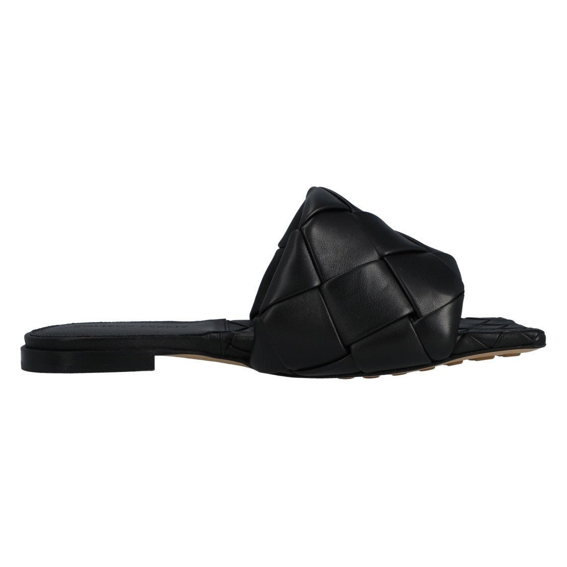 Bottega Veneta Lido Flat Sandal Black