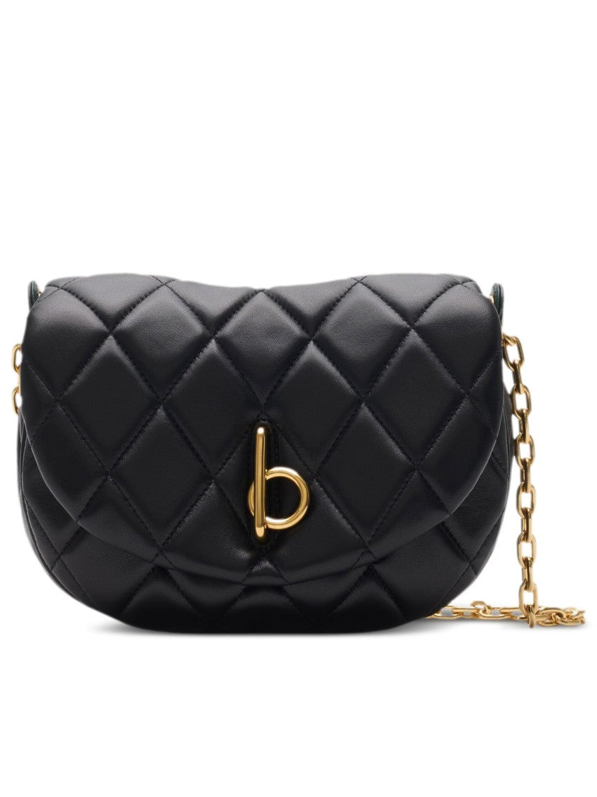 Burberry Quilted Rocking Horse Leather Shoulder Bag
