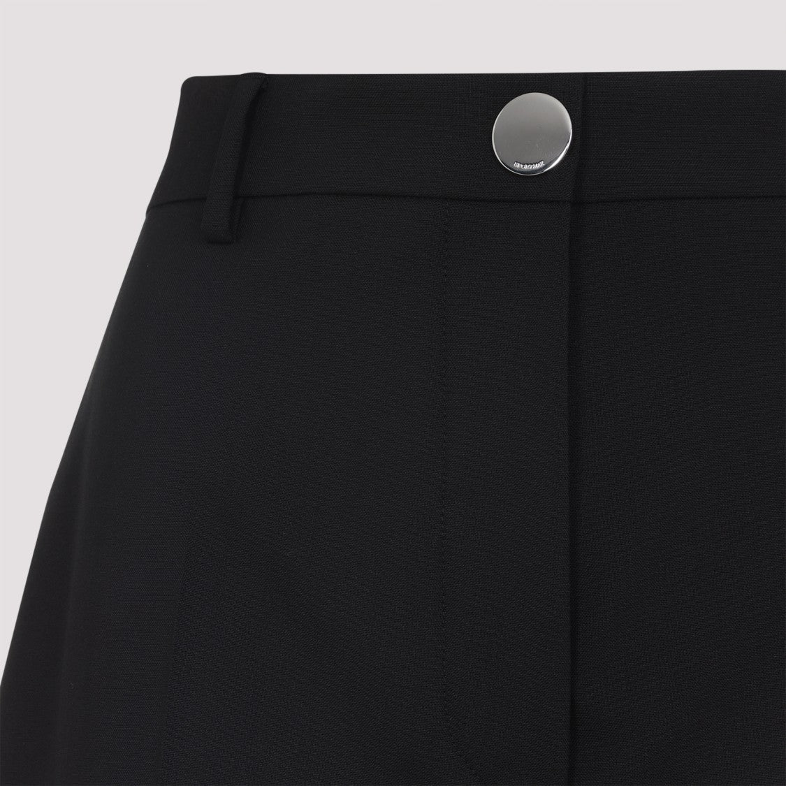 Sportmax Black Virgin Wool Salvo Pants