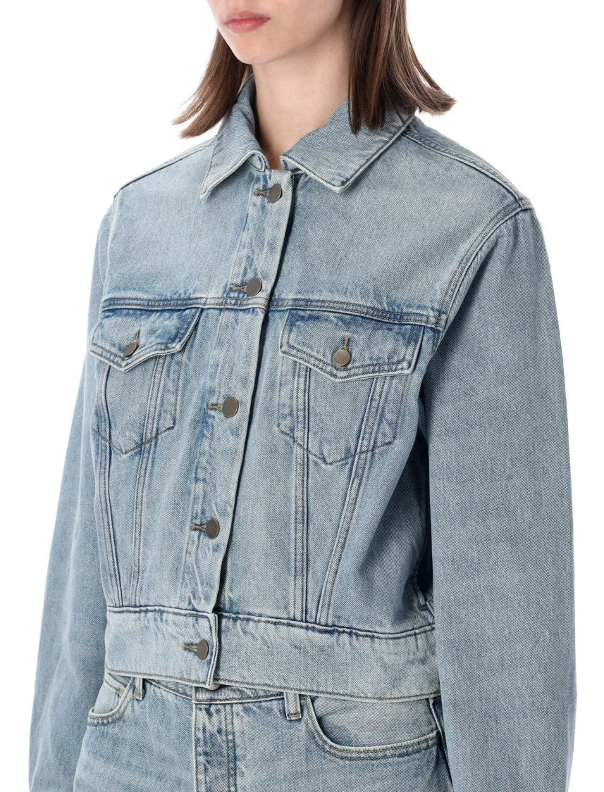 Fear Of God Classic Trucker Cropped Vintage Denim Jacket