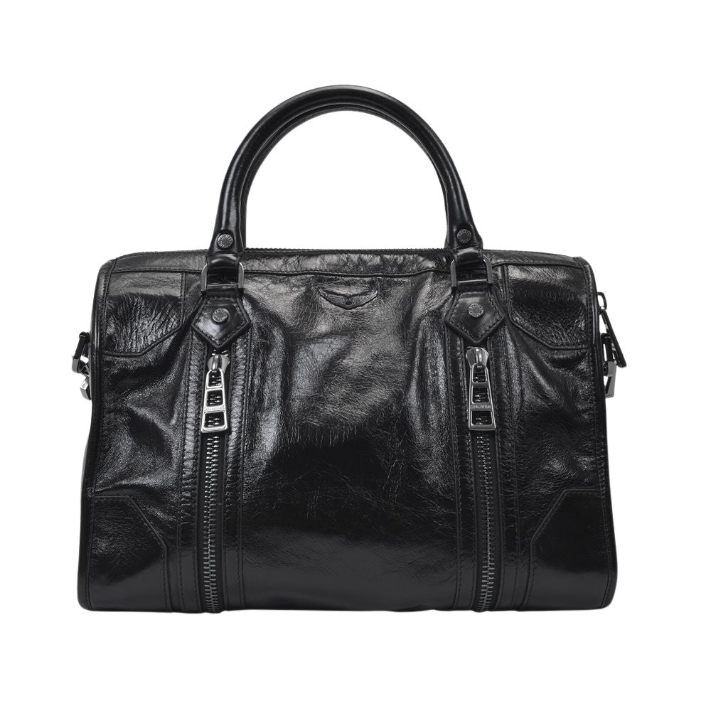 Zadig & Voltaire Sunny Medium Bag In Black Leather