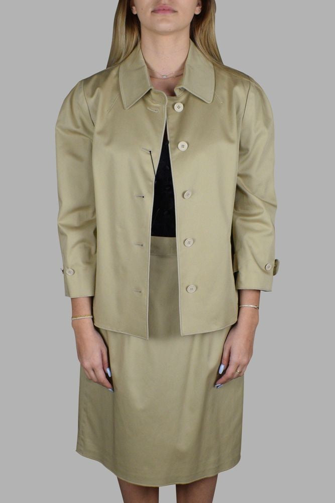 Dolce & Gabbana Beige Tailored Dolce&Gabbana Suit With Structured Silhouette