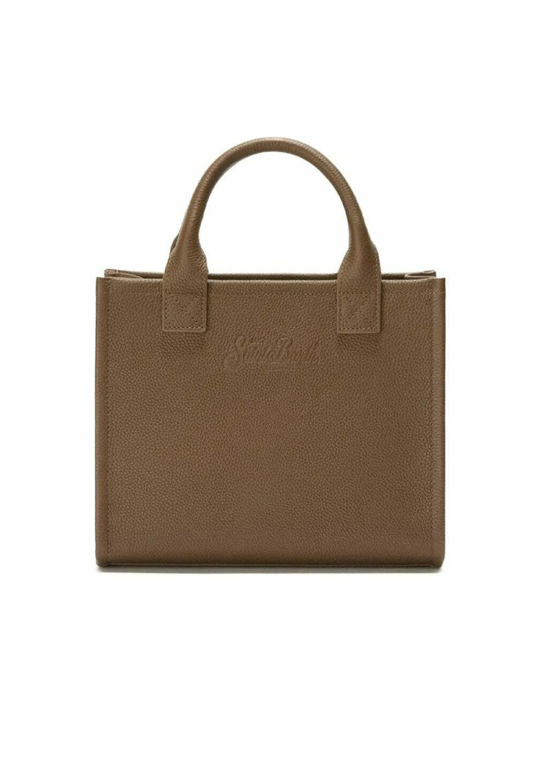 Mc2 Saint Barth Rectangular Structured Handbag With Sturdy Handles And Adjustable Strap