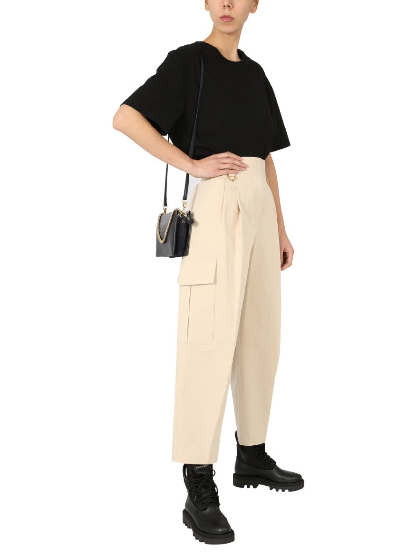 Givenchy High-Waisted Cargo Pants With Flap Pockets