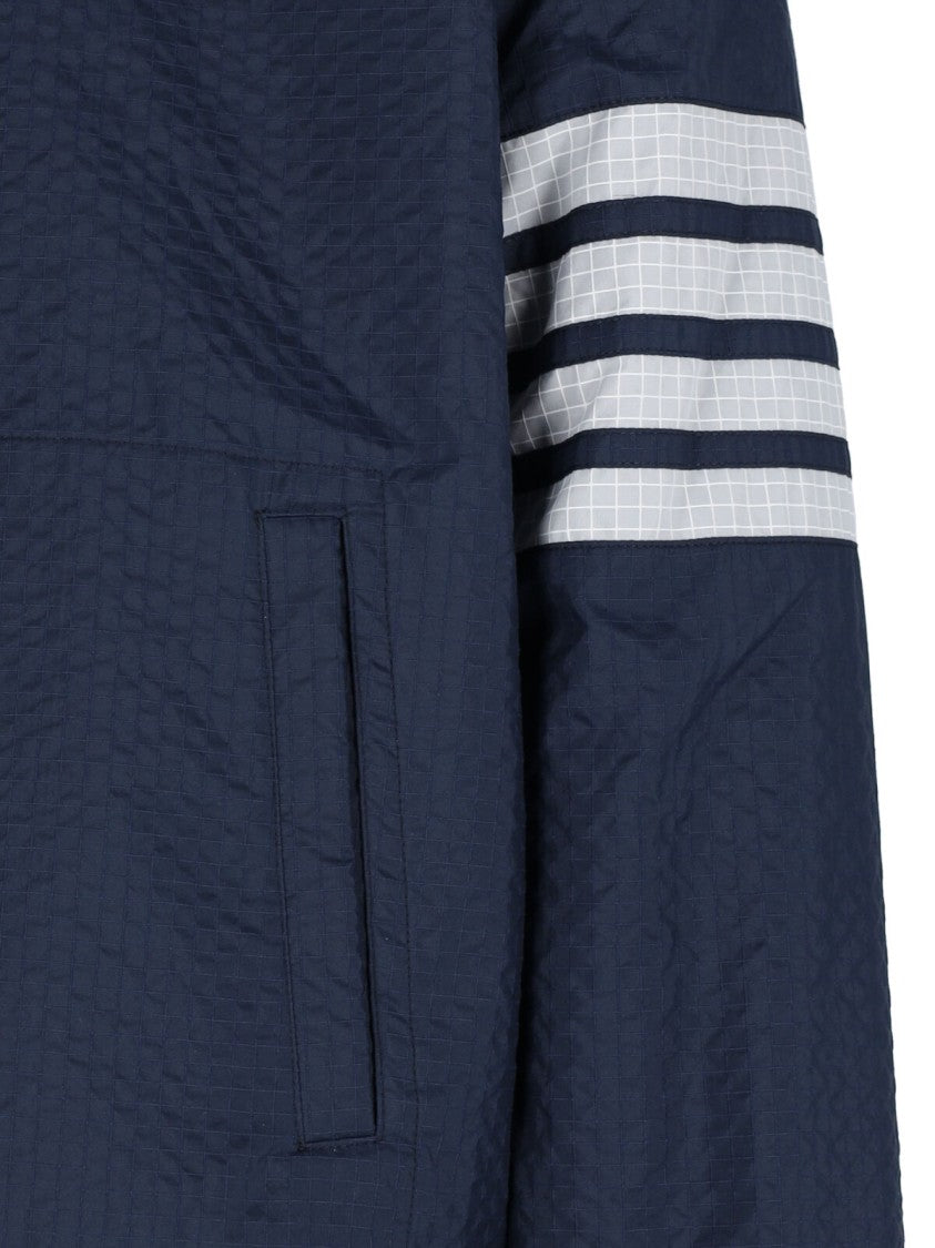 Thom Browne "4-Bar" Zip Jacket – Navy