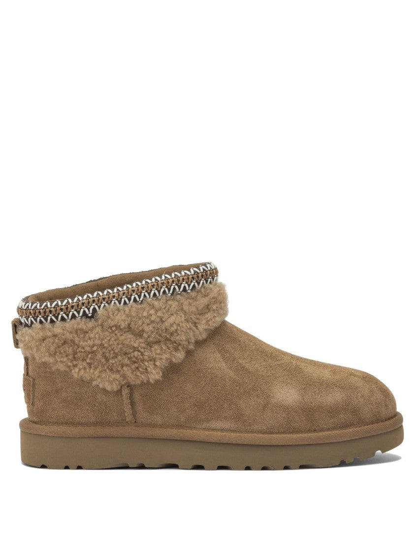 Ugg "Classic Ultra Mini Maxi Curly" Ankle Boots