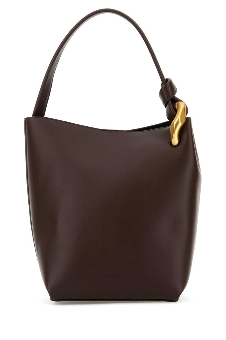 J. W. Anderson Chocolate Leather Bucket Bag